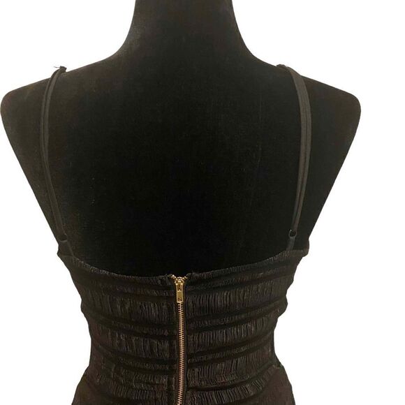 Gianni Bini Black Bodycon‎ Spaghetti Strap Georgie Dress Size Small - Picture 8 of 11